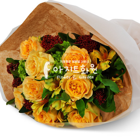 수입장미꽃다발
